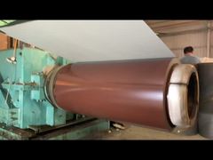 ขดลวดเคลือบสี: การเคลือบใช้ PVDF/PE และสามารถปรับแต่งสีได้