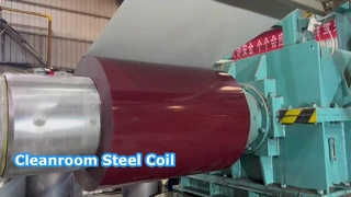 Kelas Elektronik Farmasi Kumparan Baja Cleanroom