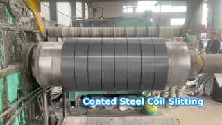 Präzisionsschneiden von farbbeschichteten Stahlspulen