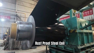Durable Color Steel Coil Black Back Coating