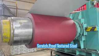 Textured Steel Sheet Durable Matte Finish