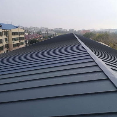 Bending Resistance Aluminum-Magnesium-Manganese Panel Roof Tiles 100mm