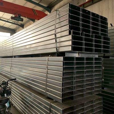  C-Section Steel Roll-Formed From Galvanized Steel Strip,Light Steel Supports.