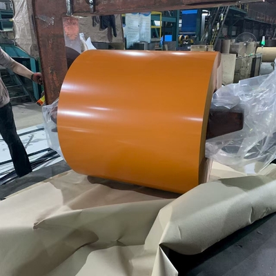 RAL Color Coated Coils With Flexible Processing Cutting / Bending / Roll Forming Thickness 0.14-3.0mm