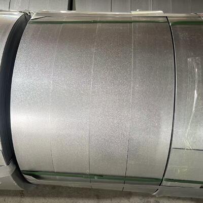 Aluminum-Zinc Coated Coil Slitting:  Ｖarious Spangles & RAL Colors, Seaworthy Packaging.
