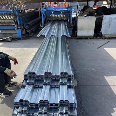 Warehouse Hot Dip Galvanized Steel Floor Decking For Large Span Workshop