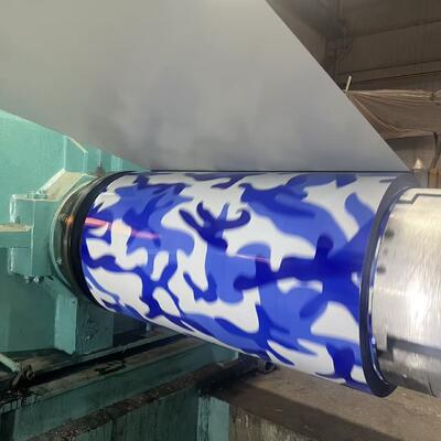 प्रिंटेड पैटर्न के साथ पूर्व चित्रित जस्ती स्टील कॉइल