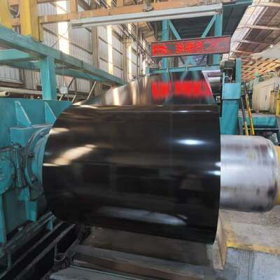 Galvanized Color Coated Steel Coil, Reverse Coating, Black Backing
