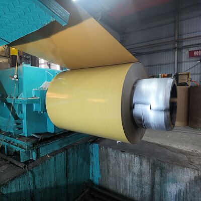 Printed Color Coated Steel Coil / Wood Grain Pattern Galvanized Steel Sheet Coil